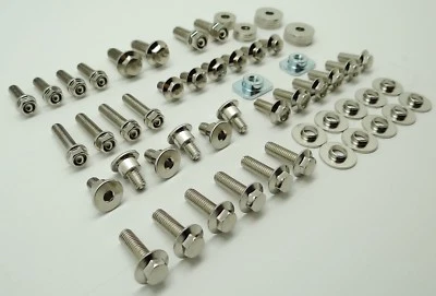 Nickel Wurks Show Body Bolt Kit Yamaha YZF WR plastics fenders 250 400 426 450 - Image 1 of 3