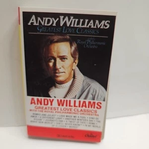 ANDY WILLIAMS GREATEST LOVE CLASSICS Royal Philharmonic Orchestra Cassette Tape - Imagen 1 de 6