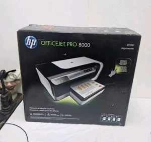 Open Box HP Officejet Pro 8000 Printer Wired USB 2.0 Connectivity Ethernet - Picture 1 of 2