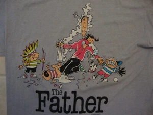 Camiseta Gris Cómic Divertida De Colección Años 80 El Padre Talla 2XL - Imagen 1 de 3