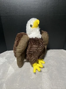 Wild Republic Weißkopfseeadler Plüsch 12 Zoll Sitzsack Stofftier Spielzeug Haustier Vogel Lovey - Bild 1 von 6