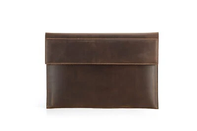 Luxus Echtleder Laptoptasche 14-16 Zoll | Business Tasche für MacBook Pro Air M1 - Bild 1 von 4