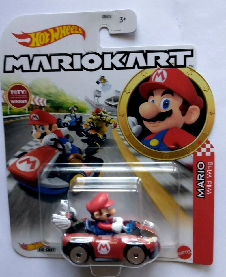 HOT WHEELS MARIO KART DIE CAST GBG25  MARIO  #HW12 - Immagine 1 di 1