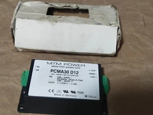 MTM Power PCMA30 D12 Power Supply 264VAC 12VDC Controller Transmitter Transducer - Picture 1 of 9