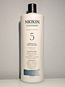 Nioxin System 5 Cleanser Shampoo Medium to Coarse Hair 33.8 fl oz - Picture 1 of 1