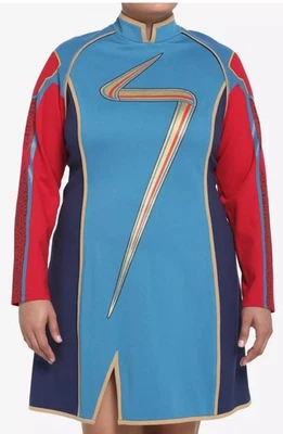 Her Universe Hot Topic Ms. Marvel Women's Costume Dress Plus Size 5 NWT NEW - Image 1 of 4