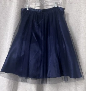 Marina Tulle Skirt - Navy Blue - Size XL - Picture 1 of 6