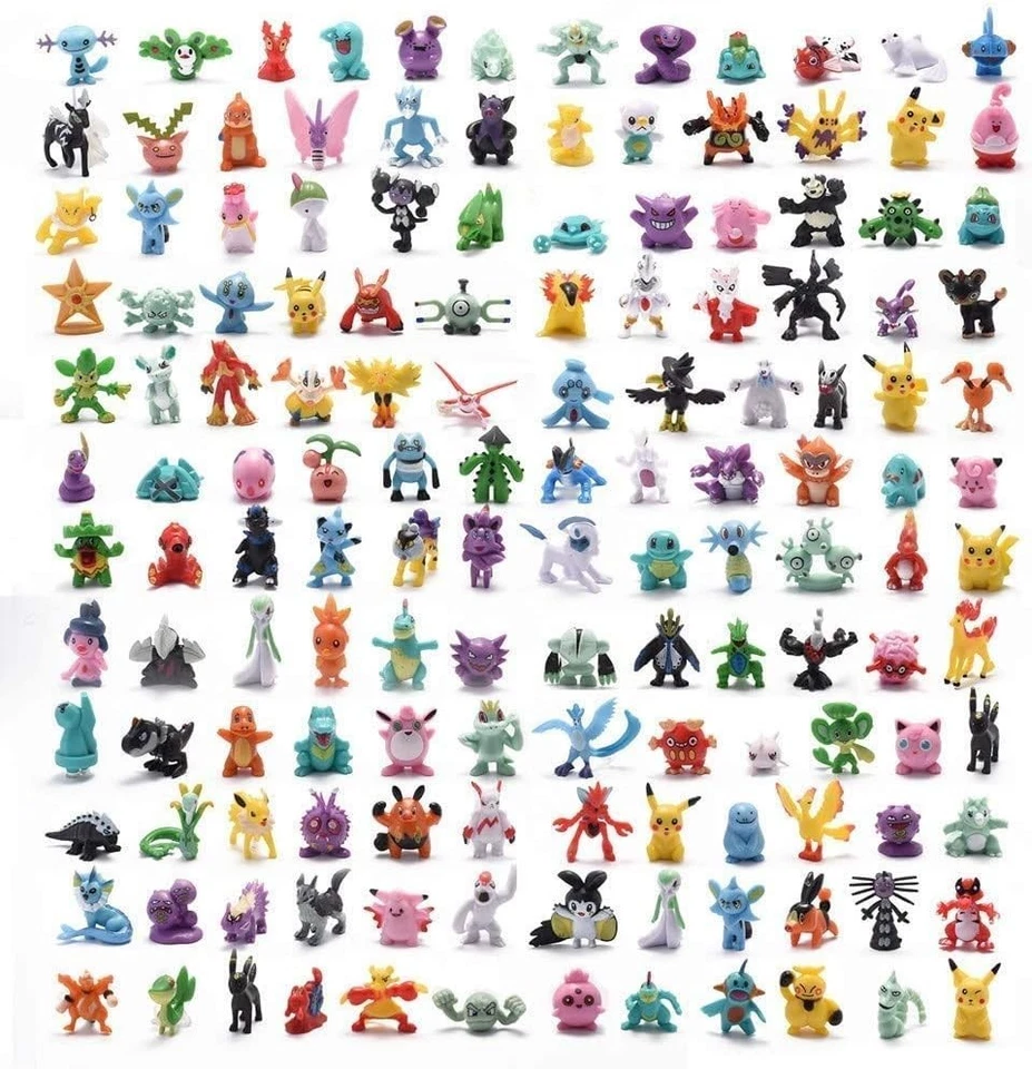 BRANDED 144pc Pokémon Action Figures Bundle Set - Perfect Toy for Kids Gift / Present