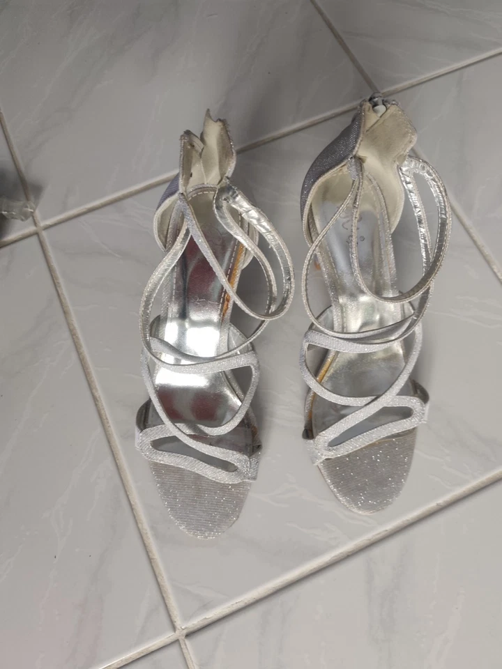 Tanzschuhe Damen Standard Latein Salsa Tanz Schuhe, 38, Absatz 9 cm - Bild 1 von 4