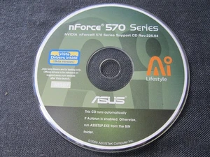 Asus NVIDIA nForce 570 series CD-R VISTA beta drivers - Picture 1 of 10