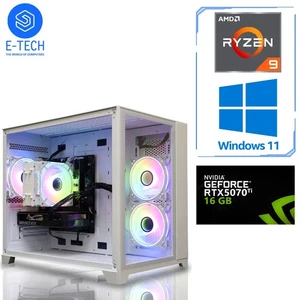RTX Gaming PC AMD Ryzen 9 5900X 64GB DDR4 16GB RTX 5070 Ti 4TB M.2 Windows 11 - Picture 1 of 10