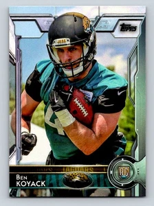 2015 Topps #416 Ben Koyack Jacksonville Jaguars Rookie - Imagen 1 de 2