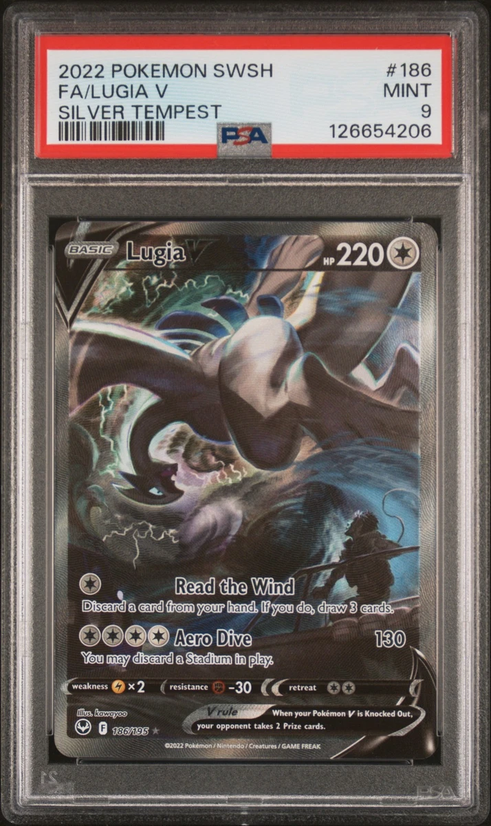Lugia Pokémon TCG Professional Sports Authenticator (PSA) Grade 9