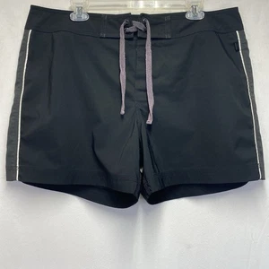 Pantalones cortos de natación Theory Alvis con cordones incorporados para hombre talla XL negros rayas laterales - Imagen 1 de 19