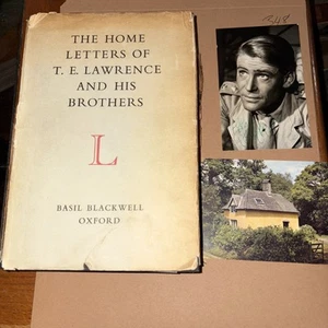HOME LETTERS OF T E LAWRENCE & HIS BROTHERS + Signed Peter O’Toole Photo Actress - Imagen 1 de 10