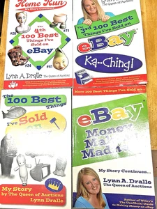 Lot of 4 Books by Lynn Dralle Queen of Auctions Finding, Selling, and $$ on Ebay - Imagen 1 de 2