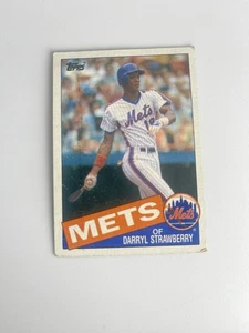 Tarjeta de béisbol 1985 Topps Darryl Strawberry New York Mets #570 - Imagen 1 de 2