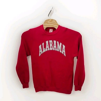 VTG 80s 90s Alabama Crimson Tide Sweatshirt Jerzees XL USA Made NCAA Football - Image 1 of 4