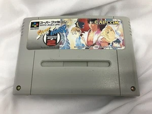 STREET FIGHTER ZERO 2 Nintendo Super Famicom Cartridge ONLY Japan Import F/S - Picture 1 of 5