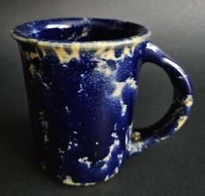 Bennington Keramik 1967 David Gil blauer Achat Design Becher Vintage 8 Unzen - Bild 1 von 7