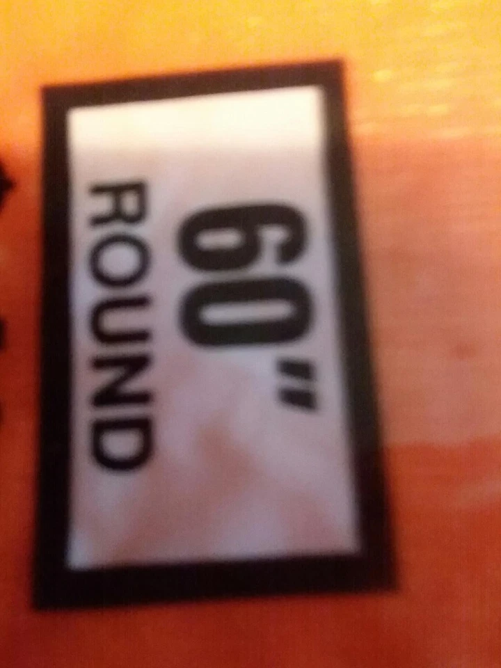 BALTIC FLANNEL BACK ORANGE TABLECLOTH 52 X 70 NEW - Image 1 of 1