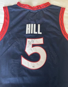 Grant Hill Signed Autographed Team USA Jersey Basketball HOF PSA/DNA - Picture 1 of 6