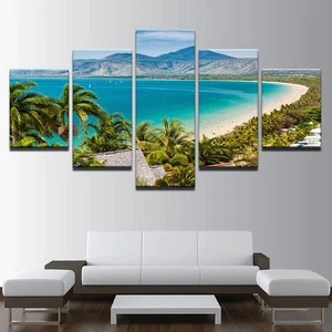 Port Douglas Sea Beach Nature Seascape Canvas Prints Painting Wall Art Decor 5P - Picture 1 of 6