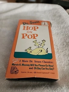 Dr. Seuss - Hop on Pop (VHS, 1989) getestet - Bild 1 von 3