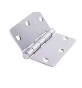 48 Sets Of 3-1/2" Residential Plain Bearing Door Hinge Satin Chrome 5/8" Radius  - Picture 1 of 5