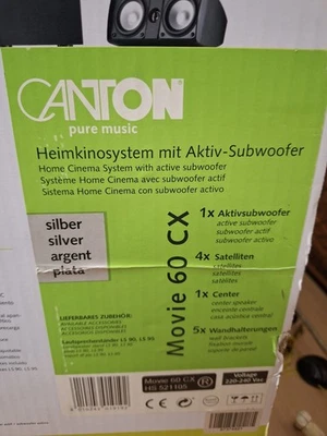 Canton Movie 60 CX silber Heimkino - Bild 1 von 3