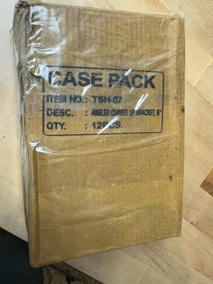 12 QTY -Achla Designs TSH-07 Angled Curved Up Bracket 6-Inch   LOT - Image 1 of 4