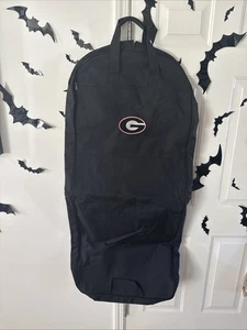 Georgia Bulldogs Black Zippered Garment bag Hanging Luggage Wallybag 48x21 GUC - Picture 1 of 2