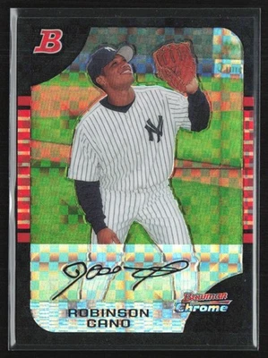 Robinson Cano 2005 Bowman Chrome X-Fractor /250 #BDP20 New York Yankees Foto 1 de 2
