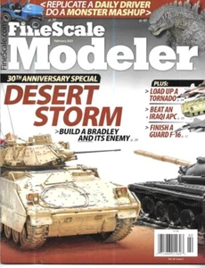 Modelador a Escala Febrero 2021 Tormenta del Desierto Bradley Tornado Iraquí APC Jeep Godzilla - Imagen 1 de 12