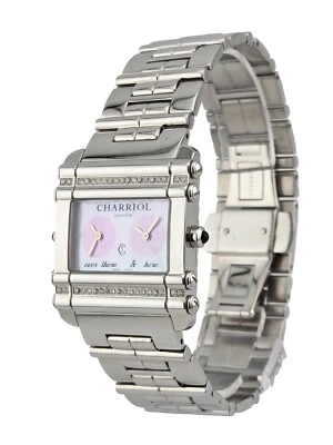 Charriol Women's Diamond Accents Stainless Steel Watch - CDT-81-1-60-DT02 - Image 1 of 4