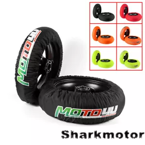 Non-digital Motorcycle Tire Warmer Tyre Warmer Set 120/165 Front and Rear Race - Picture 1 of 8