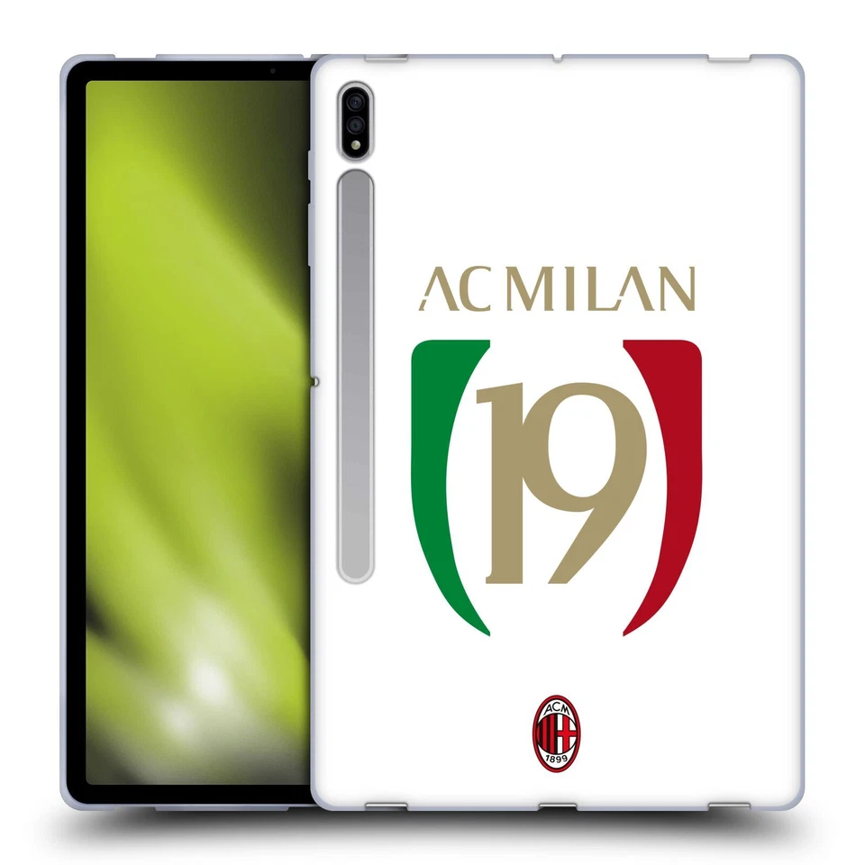 OFFICIAL AC MILAN 2022/23 SOFT GEL CASE FOR SAMSUNG TABLETS 1 - Image 1 of 4