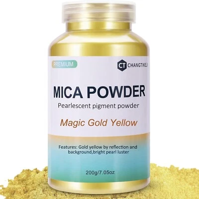 Mica Powder 10g Bottle Natural Pigment for Resin Soap Candle Lip Gloss - Image 1 of 4