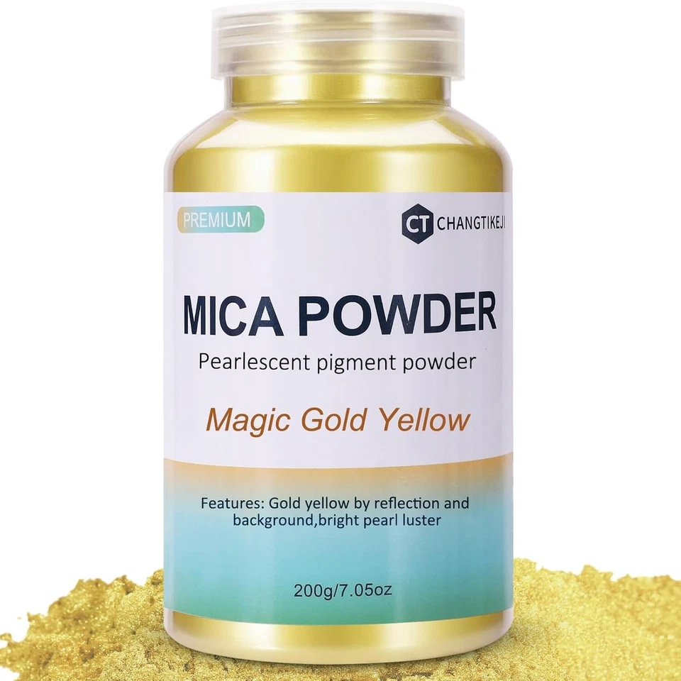 Mica Powder 10g Bottle Natural Pigment for Resin Soap Candle Lip Gloss - Image 1 of 4