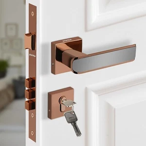 Heavy Duty Mortise Main Door Lock Set For Home With 3 Brass Keys - Picture 1 of 6