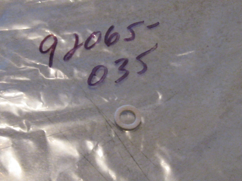 KAWASAKI W2TT/W2SS/W1SS KV75/75MT DINAMITA JUNTA DE TORNILLO DE NIVEL DE ACEITE NOS! Foto 1 de 1