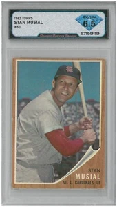 1962 Topps STAN MUSIAL #50 💎 DSG 6.5 EX/NM - Picture 1 of 2
