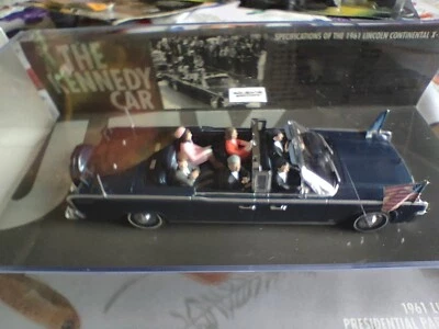 MINICHAMPS PRESIDENTIAL VEHICLES SERIES N.1 - 1961 LINCOLN CONTINENTAL X-100  - Immagine 1 di 4