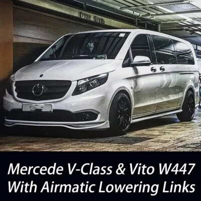 For Mercedes Benz V-Class W447 Adjustable Air Ride Suspension lowered Links Kit - Imagen 1 de 4