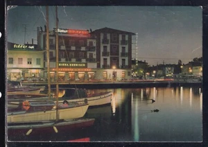 Cartolina Grado Porto Hotel Ristorante Riviera Birra Dornisch Silver Caffè FA312 - Picture 1 of 1