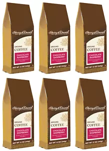 Harry & David, café molido frambuesa chocolate, bolsas de 6/12 oz - Imagen 1 de 5