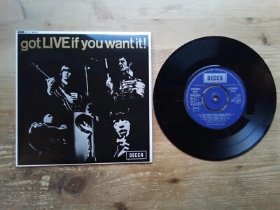 The Rolling Stones Got Live if You Want It NM 7" EP Vinyl Record DFE8620 Reissue - Image 1 of 4