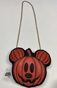 Disney Skinny Dip Mickey Mouse Halloween Jack-O-Lantern Mickey Kette Handtasche Neu mit Etikett - Bild 1 von 10