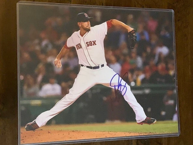 Foto autografiada de 8x10 de Matt Barnes de los Medias Rojas 1 Foto 1 de 1