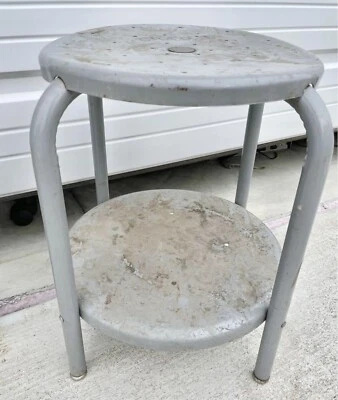 Cramer Metal Stool Chair Garage Workshop NLHB - Image 1 of 4